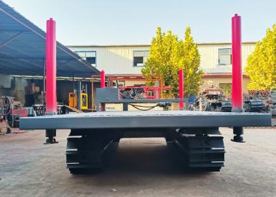 China Stahl-Crawler-Spur-Unterbahn-Ladekapazität 2 MT -20 MT mit vier Auslegern zu verkaufen