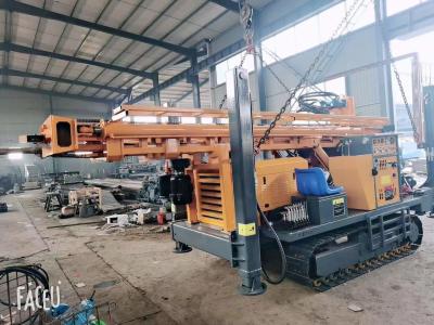 China Diâmetro 260m profundo portátil do equipamento de broca 105mm da esteira rolante de Dth à venda