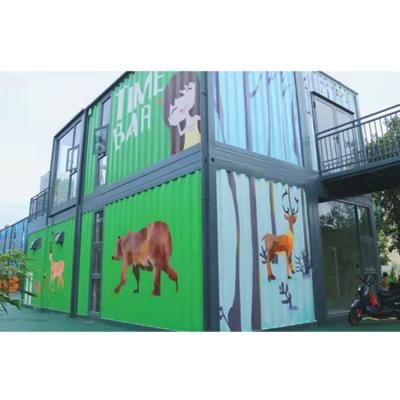 China Low cost luxury steel hotel use material resort modern prefabricated assembled simple prafab houses for sale