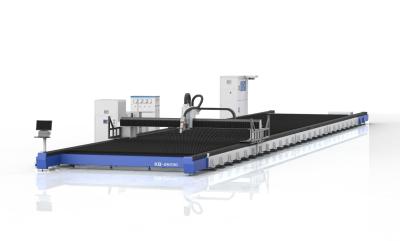Cina Macchine di taglio laser ad alta precisione di lamiere metalliche con precisione di posizionamento ± 0,03 mm e frigoriferi Hanli in vendita