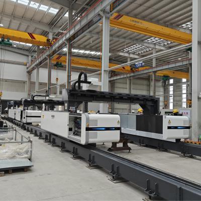 Chine Machine de découpe au laser de profil d'acier Kebei H Tuyau de coupe au laser de plaque pour structure d'acier Économisez du travail à vendre