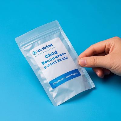 중국 Child Resistant Zipper Bags Easy Open For Adults Recyclable For Pharmaceuticals 판매용