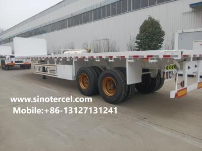 China Semi-remolque de 2 eixos de chassi Solução definitiva para as necessidades de transporte de carga pesada à venda