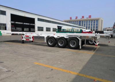China 3 Axles Flat Bed Semi Trailer for Easy Loading and Unloading of Cargo for sale