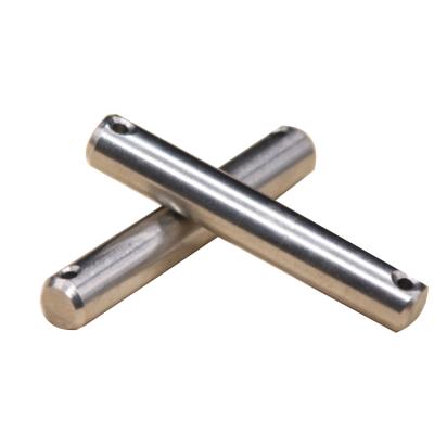 China 65Mn DIN1443 Stainless Steel / Carbon Steel Two Holes Stud, Headless Clevis Pin for sale