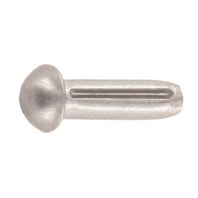 China Steel 125 - 245HV DIN1476 ISO8746 Galvanized Steel Round Head Grooved Pin for sale