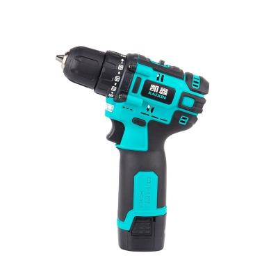 China Turn Hot Selling Mini Electric Power Cordless Drills Lithium-lon 2 Battery-Powered Multi Speed Durable Screw Drill for sale