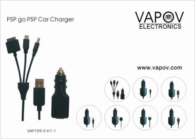 China USB Cable Car Charger 3 in 1 For Sony Game Palyer PSP PSP go CE ROHS for sale