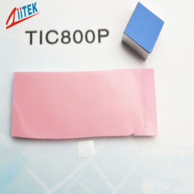 China Van de LEIDENE van de de Materialeninterface Verlichtings Thermische Fase Veranderende het Stootkussen Roze Lage Weerstand 0,95 W/MK Te koop
