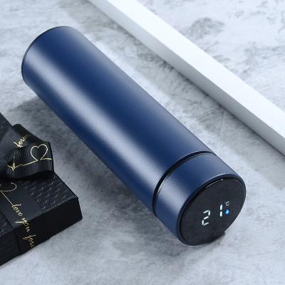 China Factory Stainless Steel Water Bottle Custom Viable Vacuum Thermos Smart Water Bottle With Thermometer for sale
