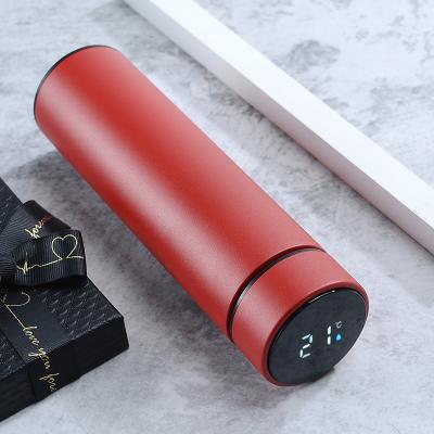China Sustainable Smart Temperature Display Drink Bottles Stainless Steel Water Bottle With Custom Logo for sale