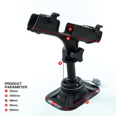 China Durable Plastic Adjustable Rod Holder Used On Fishing Rod Holder For Kayak Canoe 360 Degree Adjustable Kayak for sale