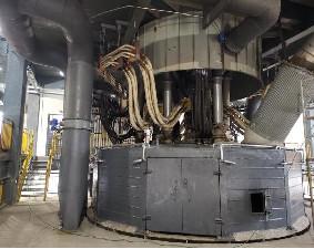China HOT6 Professionele halfgesloten smeltoven voor titanium slakken Te koop