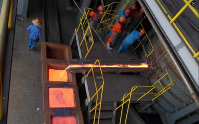 China Elektrische industriële kopersmeltoven van 5 tot 30 ton Te koop