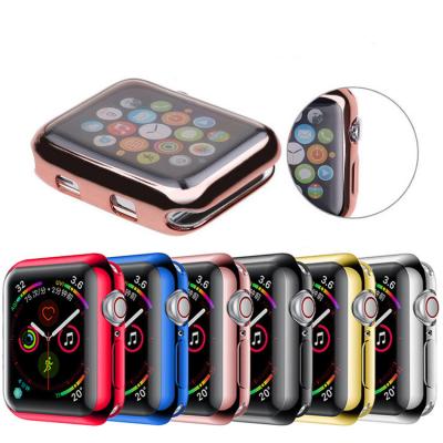 China For Apple Watch Series 654321se 38mm 40mm 42mm 44mm Case Protector Watch Case TPU Cover For Apple Watch 6543 Series for sale