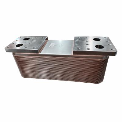 China Refrigeration Parts Heat Exchanger Compressor Oil Cooler Brazed Plate Heat Exchanger for sale
