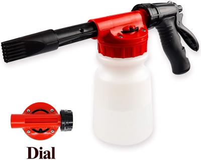 China Proporción de ajuste de rojo Marcado de limpieza de automóviles Pulverizador de pistola de espuma ligero en venta