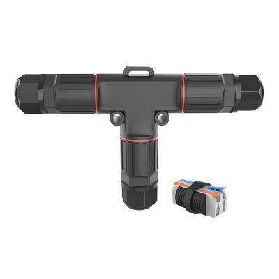 Chine Connecteur de données imperméable à l'eau à 3 cœurs extérieur M20 Quick Card Press Quick Connector à vendre