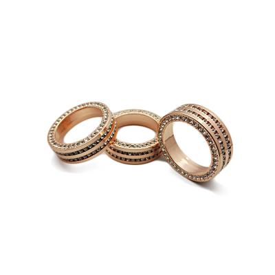 China 3PCS Bling Auto Car Air Conditioner Control Switch Knob Cover Trim Ring Air Outlet Button Ring Fit For VOLKSWAGEN for sale