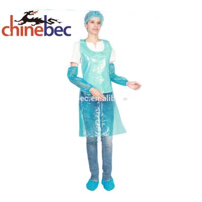 China Waterproof 2021 New Products Heat Resistance Plastic Reusable Apron for sale