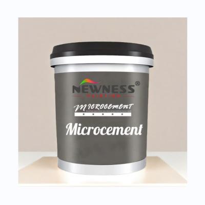 Chine Peinture de fond de paroi de micro-ciment mat/haut brillant de style européen pour murs intégrés à vendre