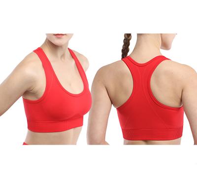 China Wholesale High Quality Breathable Logo Gym Fitness Bra Yoga Bra Custom Seamless Sports Bra for sale