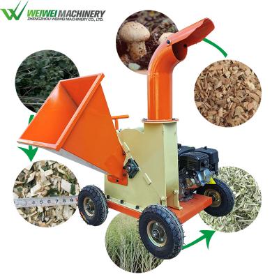 China Weiwei Capacity 0.4-1.5t Capacity 0.4-1.5t Chipper Wood Chipper Egg Flower Tree Chips Wood Cutting Cutting Log Waste Forestry for sale