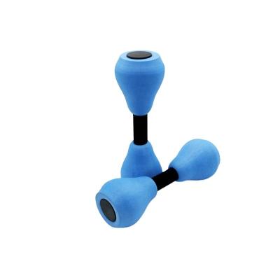 China Good Quality Water Dumbbell Exercise Waterproof Cheap Water Yoga Equipment Floating Eva Aqua Dumbbells for sale