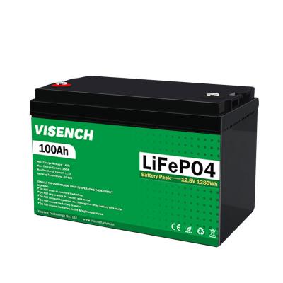Chine Visench Direct usine batterie au lithium de haute qualité 12v 200ah pour batterie de stockage d'énergie à vendre