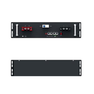 Chine Invertisseur avec chargeur de batterieRac multi-fonctionnement Monté sur batterie solaire au lithium 48v 200ah à vendre