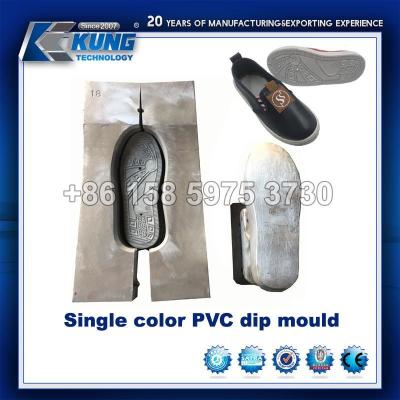 China Moldeado de encargo del zapato de la INMERSIÓN del PVC del CE, solo molde del zapato del color 3d en venta