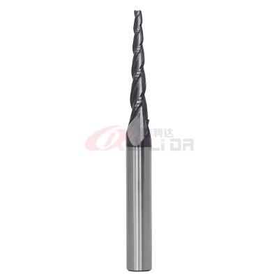 China Fresa del CNC de extremo del OEM del carburo de las flautas cónicas del molino 3 para el acero en venta