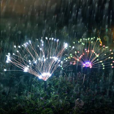 China Outdoor Waterproof Solar Garden Firework Landscape Light Garden Decoration Light for Pathway Patio Christmas Wedding Party for sale