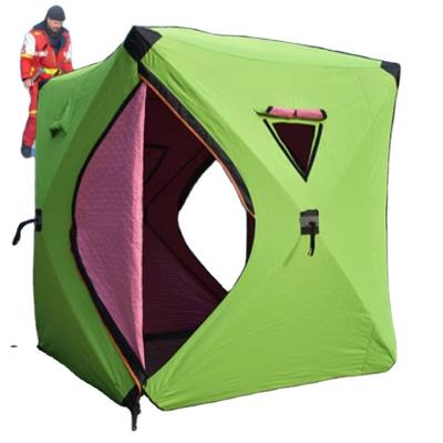 China Snowfield Nail Cotton Thickened Ice Winter Fishing Tent for Winter Fishing Cube Winter Tent for Fishing for sale