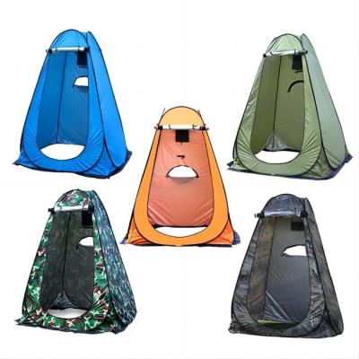 China Extended Type Portable Waterproof Automatic Pop Up Outdoor Camping Tent Folding Shower Toilet Tent Change Clothes Tent for sale
