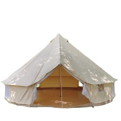 China Extended Type Outdoor Camping Glamping Tent 3M 4M 5M 6M Cotton Bell Tent for Sale for sale