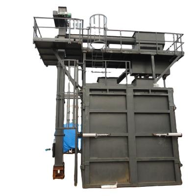 China China Supplier Steel Profile Cleaning / Aluminum Wheels Trolley Cleaning Automatic Machine / Shot Blasting Equipment for sale