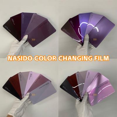 China Car Color Changing Film Nasido Pink Purple Color TPU PPF Self-healing Car Wrap Film for sale