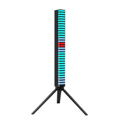 China Modern Hot Sale RGB Rhythm Lights, Rechargeable Sound Control Lamp, Colorful Ambient LED Music Spectrum Backlight for sale