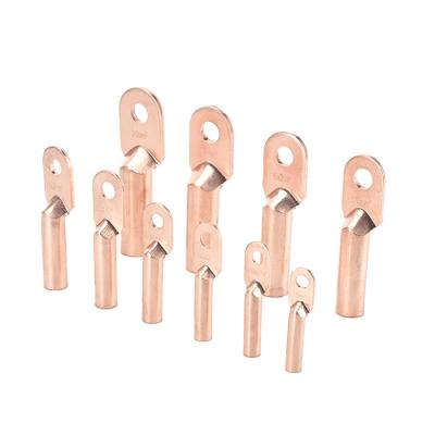 China High Quality Copper Crimp Electrical Wire DT Connecting Ground Cable Ring Terminal Lug for sale