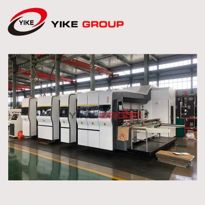 Cina 300pcs/Min High Definition Flexo Printer Slotter muoiono macchina dell'impilatore della taglierina in vendita
