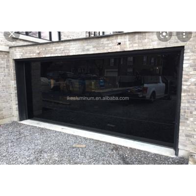 China Windproof Doors Price Garage Plexiglas Glass Garage Door Residential Automatic Garage Doors Insulated for sale