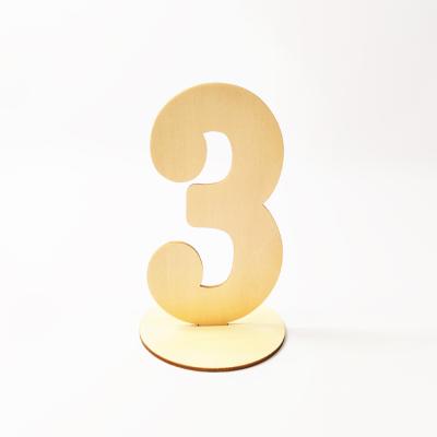 China Europe Custom Wooden Table Number Rack Party Wedding Supplies for sale
