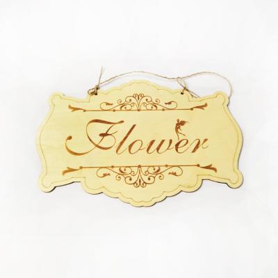 China Europe Hanging Wall Sign Decor Wooden Sign Wood Sign Blank for sale