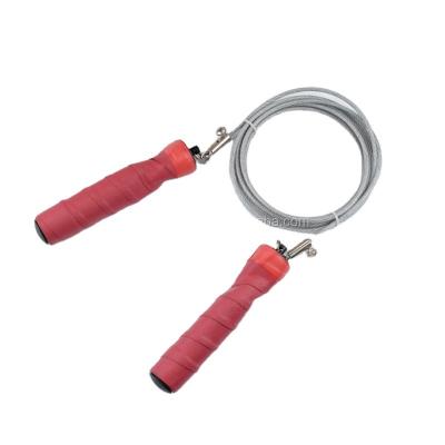 China Plastic Anti-Slip Handle Ball Bearing Adjustable Speed Cable Jump Rope for sale