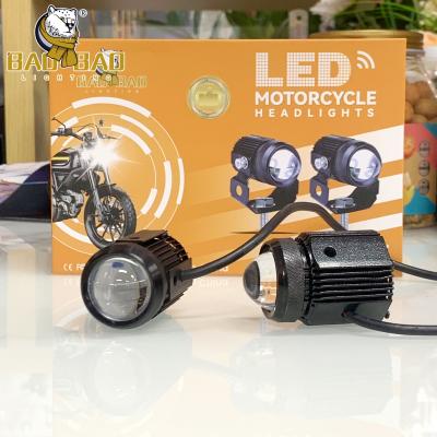 China 2pcs Branco Amarelo 20 Watts Alumínio Mini Luz de Condução Universal LED Luz de Neblina Fronteira para Bicicleta Peças sobressalentes de motocicleta à venda
