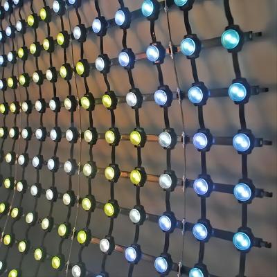 China Cortina de malla de LED flexible para exteriores Alto brillo Alta tasa de actualización en venta