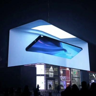 China Pantalla de televisión LED exterior con píxeles Densidad de 10000 puntos/m2 y tamaño del círculo en venta