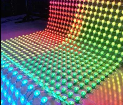 China Pantalla de pantalla flexible de cortina LED pantalla de red Pixel LED Dot Light LED Mesh Screen para fachada de medios en venta