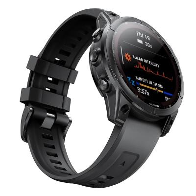 China Official Silicone Easyfit Silicone Strap for Garmin Watch Forerunner Smart Watch Quickfit Bands 22mm 26mm for Garmin Watch Fenix 7X 6X 5 for sale